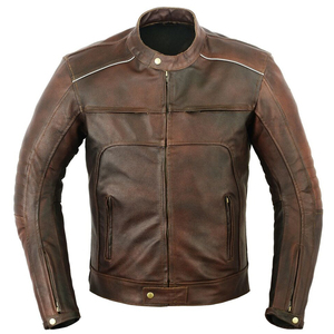 High Quality XL Winter Leather Sportswear Breathable Quick Dry Motocross Motorcycle & Auto <b>Racing</b> <b>Jacket</b> Customizable Wholesale - Product Image 1