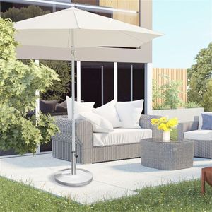 Ombrellone da Giardino Quadrato con Base in Acciaio Inox per Ristoranti, Hotel, Spiaggia o Patio di Casa - Consigliato per la Pioggia - Product Image 1
