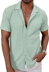 Chemise décontractée pour homme en tricot respirant, style européen et américain, été 2025, prix d'usine Chine Bangladesh, logo personnalisé OEM - Product Image 2