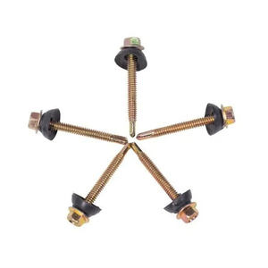 Vis autoperceuses pour toiture fabriquées au Vietnam, en acier au carbone, à tête hexagonale avec rondelle, pour usage en construction - Product Image 1