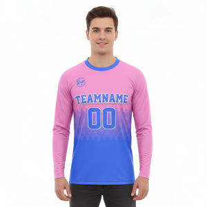 เสื้อยืดแขนยาวพิมพ์ซับลิเมชันสำหรับเสื้อผ้าพิมพ์ลายออกแบบได้ตามต้องการสั่งซื้อจำนวนมากทางออนไลน์ - Product Image 3