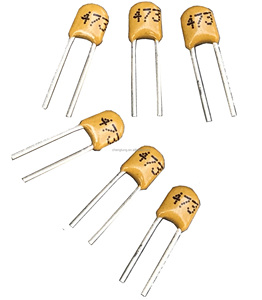 MLCC çok katmanlı seramik kapasitörler 50V 101P radyal kurşunlu - Product Image 4