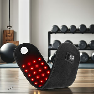 WOOTSHU El Tipi Polyester Kırmızı Işık Isıtma Bilek Bandı 36 Kırmızı Işık Boncukları 660/850nm Fototerapi Titreşim Masajı Vücut Bakımı - Product Image 2