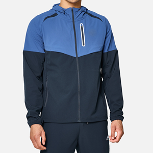Conjunto Deportivo para Hombre con Capucha, Manga Larga, Bloques de Color, Secado Rápido, Poliéster Ligero, Ropa de Primavera, Fabricante OEM - Product Image 2