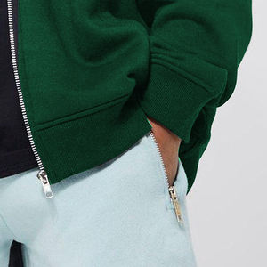 Custom Men's Pullover <b>Hoodies</b> 100% Cotton Embroidered Zipper-Up Loose Fit Eco-Friendly OEM Service Made in Pakistan - Product Image 6