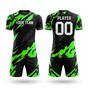 Uniformes de Fútbol Transpirables de Secado Rápido y Alta Calidad, Personalizables para Niños y Adultos, Conjuntos de Entrenamiento, Ropa Deportiva - Product Image 3
