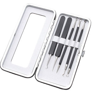 Kit de 5 piezas de acero inoxidable para remover puntos negros y tratamiento del acné - Product Image 6