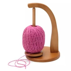 Wooden Yarn <b>Holder</b> Knitting Crochet Yarn Ball Stand <b>Magnetic</b> Rotating Anti Slip Portable Craft Accessory - Product Image 3