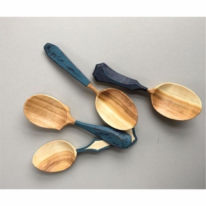 Juego de Cucharas de Madera Natural Hechas a Mano, Ecológicas, con Mango Largo, Cucharas de Sopa de Madera, Utensilios de Cocina de Estilo Vintage, Herramientas de Cocina al por Mayor - Product Image 1