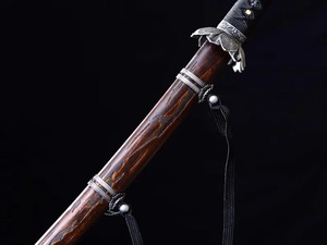 Lame dentelée en acier au carbone avec manche en bois, dos droit, qualité industrielle, épaisseur 0,6 mm, OEM, 90 cm, lame simple incluse - Product Image 3