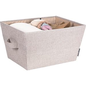 MA69LBE <b>Large</b> Fabric Storage Box with Easy-Carry Handles Foldable Storage <b>Bin</b> for Home Shelves - Product Image 2