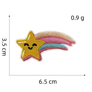 Wholesale Embroidery Patch Custom Triangle Applique Fabric <b>Badge</b> for Jackets Hats Shirts Bags Garments Iron On <b>Sew</b> On Factory - Product Image 4