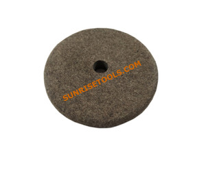 Tampon de polissage irrégulier en feutre de silicone pour outil rotatif de bijouterie, diamètre 2 pouces, épaisseur 1/2 pouce SUNTOOLS/STIPL - Product Image 2
