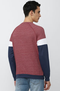 Sudadera de Hombre de Alta Calidad, Básica, con Bloques de Color, Oversize, Holgada, Cuello Redondo, Personalizada, de Mezcla de Algodón, Venta al por Mayor - Product Image 5