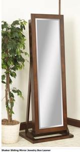 Miroir sur pied mural vintage personnalisé en bois massif, grand format, pleine longueur, pour dressing, vente en gros - Product Image 3