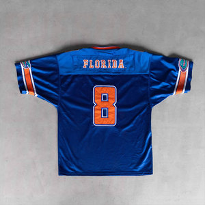 เสื้อเจอร์ซีย์อเมริกันฟุตบอลแบบตาข่ายทรงครอปสั้นพิมพ์ลายแบบซับลิเมชั่นเต็มตัว ออกแบบเองได้ตามสั่ง ขายส่ง ระบายอากาศได้ดี แห้งเร็ว สไตล์เรโทร - Product Image 2