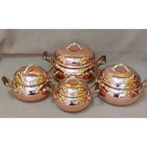 Ensemble de casseroles en acier inoxydable avec couvercle, design marbre luxueux, batterie de cuisine haut de gamme pour hôtel, restaurant et maison - Product Image 3