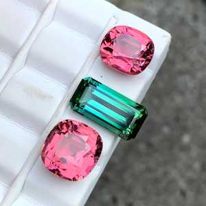 Pierres précieuses naturelles de tourmaline afghane rose, taille coussin, certifiées IGI, vente en gros, pierres lâches, fournisseur OEM personnalisé - Product Image 1