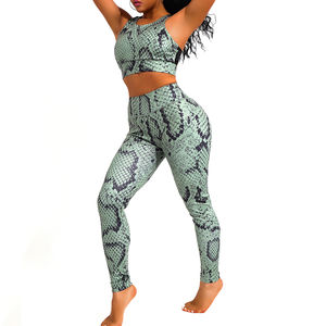 Ropa de Yoga y Fitness 2026 con Logotipo Personalizado, Conjunto de Yoga de Tallas Grandes para Mujer, Ropa Deportiva, Conjunto de Yoga Sublimado para Correr - Product Image 1