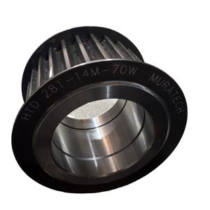 40T 14MGT HIGH TORQUE DRIVE 14MGT <b>PULLEY</b> 14MHTD <b>PULLEY</b> CUSTOMISE BELT WIDTH CUSTOM BORE BEARING BORE IDLER <b>PULLEY</b> 28 TEETH 14M - Product Image 1