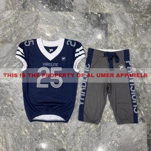 Uniformes de Fútbol Americano Personalizados para Hombre, Transpirables y que Absorben la Humedad, para Adultos, Impresión Digital, Manga Corta, Equipo Universitario - Product Image 4