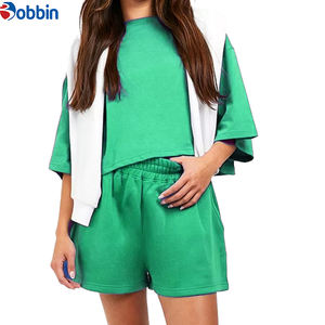 Conjunto Deportivo de Verano Estilo Hip Hop para Mujer, Ecológico, de Secado Rápido, Transpirable, con Franjas Laterales, Camiseta Corta Casual hasta la Rodilla, Estilo Vintage - Product Image 4