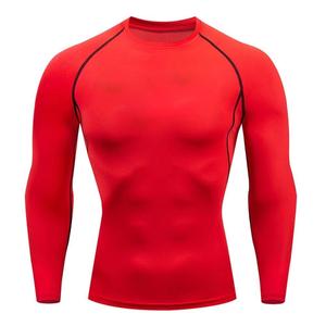 Men's Long Sleeve <b>Compression</b> Base Layer Shirt Quick-Dry Moisture-Wicking Tight Fit Gym Sports Top Wholesale OEM - Product Image 1