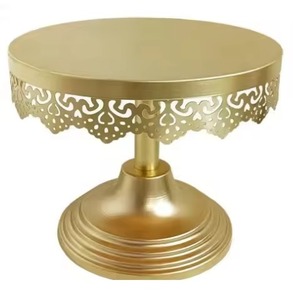 Durable Quality Metal Cake Stand Cake Display Stand Dessert Serving Tray Wedding Table Decoration - Product Image 5