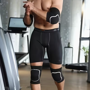 Knee <b>Pads</b> Nylon Stretch Fabric Comfortable Breathable Non-Stuffy Conventional Thickness <b>Foam</b> for Dance Volleyball Training - Product Image 3