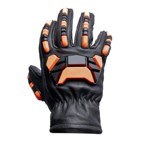 Guantes Tácticos de Cuero para Hombre, Protección Completa para Exteriores, Color Negro - Product Image 5