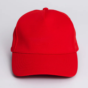 Gorra de Béisbol Roja Unisex de 6 Paneles, Color Sólido, Algodón, Estilo Casual, Talla Adulto 58-60CM - Product Image 1