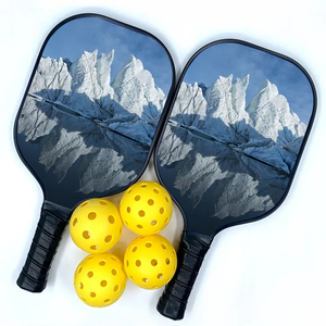 BEST Durable DESIGN Customizable Trendy Pickleball Paddle Carbon Fiber Face Lightweight <b>Frame</b> Enhanced Touch Excellent Balance - Product Image 1