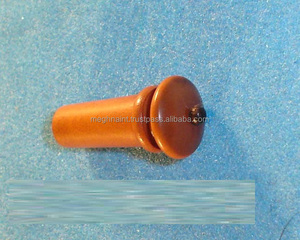 Meghna International - Soporte de Fagot con Extremo Plano, Bola Negra, Madera de Caoba, para Principiantes y Estudiantes de Música, Modelo MEG-OO4, Precio Competitivo - Product Image 1