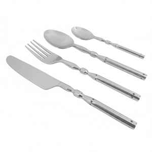 Fourniture d'usine Unique En Acier Inoxydable Designer Couverts Ensemble Cuisine Vaisselle Couteau Fourchette Cuillère Couverts Ensembles En Vrac En Gros - Product Image 2