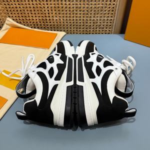 Chaussures de luxe pour hommes de qualité supérieure en gros, baskets en cuir de marque célèbre pour femmes, chaussures de luxe originales avec logo, baskets pour hommes - Product Image 2