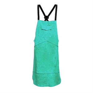 Premium Quality Cowhide Split Leather Sleeveless <b>Apron</b> Durable Industrial Body Protection Fire Resistance Spark Heat Features - Product Image 5