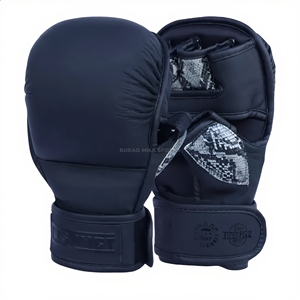 Guantes de Boxeo MMA Profesionales con Forma Especial, Forro Interior de Cuero Engrosado para Cierre, Ligeros, Transpirables, de Secado Rápido, Unisex - Product Image 1