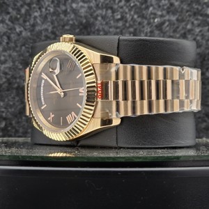 Reloj de Lujo para Hombre, Mecánico, Automático, de Acero Inoxidable, 40 mm, Analógico, con Cristal de Zafiro, Esfera con Diamantes Moissanite y Correa de 16 mm - Product Image 3