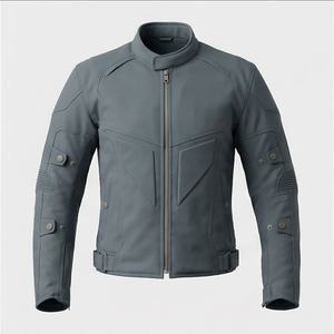 Veste de moto en cuir véritable pour homme de qualité supérieure, nouvelle arrivée, vestes de moto d'hiver, protections amovibles, personnalisables - Product Image 1