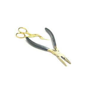 Kit d'outils professionnels de haute qualité en acier inoxydable pour extensions de cheveux, ensemble complet avec aiguille, ciseaux, outils de pose de perles et d'extensions - Product Image 5