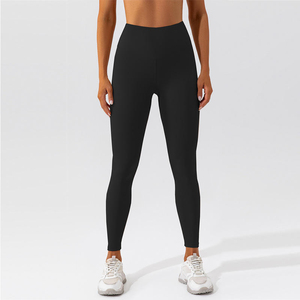 Leggings de Cintura Alta para Mujer, Spandex/Poliéster, Transpirables, Sin Costuras, de Longitud Completa, Diseñados para Entrenamiento Físico, Uso Diario Activo - Product Image 2