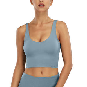 Ensembles de yoga 3 pièces, ensemble de fitness sexy, vêtements de sport, haut court à manches longues et pantalon de yoga taille haute, ensemble de yoga sans couture - Product Image 4
