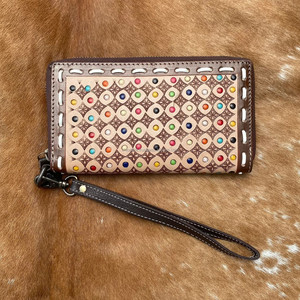 กระเป๋าคลัทช์หนังสไตล์ตะวันตกอเนกประสงค์, กระเป๋าเงินดีไซน์ทันสมัย - Product Image 2