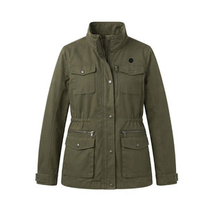New <b>Women</b> <b>Utility</b> <b>Jacket</b> Front Zipper Multiple Pockets Lightweight Casual Outdoor <b>Jacket</b> For Daily Wear And Travel - Product Image 5
