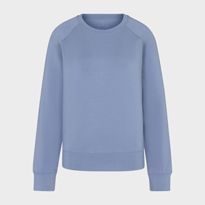 Sudadera para mujer al mejor precio con su logotipo, servicio OEM, manga larga, cuello redondo, sudadera premium para mujer con logotipo personalizado impreso - Product Image 4