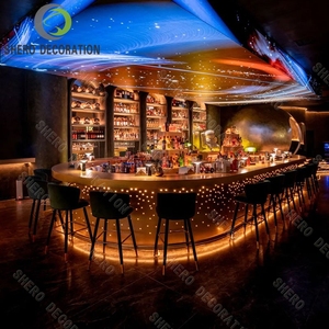 2025 moderno LED bar salón muebles de alta calidad cóctel Night Club muebles sofá Dance Club muebles bebida bar mostrador conjunto - Product Image 2