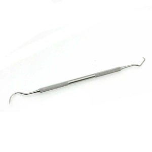 10 Piezas Sonda Exploradora Dental Quirúrgica de Doble Gancho de Acero Inoxidable Certificación CE Clase I 1 Año de Garantía - Product Image 4