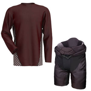 Maillots de hockey sur glace personnalisés en gros avec bandes en twill et logo d'équipe – Uniformes OEM - Product Image 3