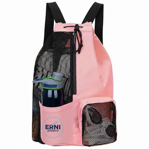 กระเป๋าเป้สะพายหลังแบบตาข่ายมีซิปสำหรับเดินทาง ว่ายน้ำ ผู้หญิง ผู้ชาย ความจุ 50-70 ลิตร ทำจากโพลีเอสเตอร์ พร้อมช่องใส่ของเปียกอเนกประสงค์ ใช้ได้ทั้งไปทะเลและออกกำลังกายที่ยิม - Product Image 4