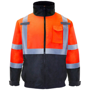 Wholesale Price Lightweight Hi Vis Reflective Safety <b>Jacket</b> Custom Made Logo Printed Safety <b>Jackets</b> Comfortable With OEM - Product Image 5